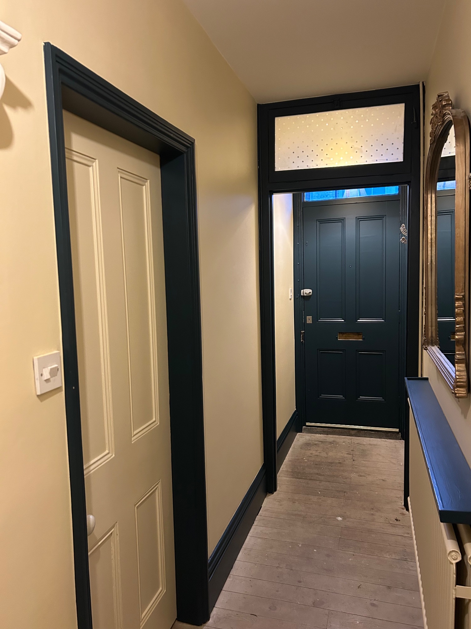 Victorian hall stairs and landing. · Interior decorating in Cambridge