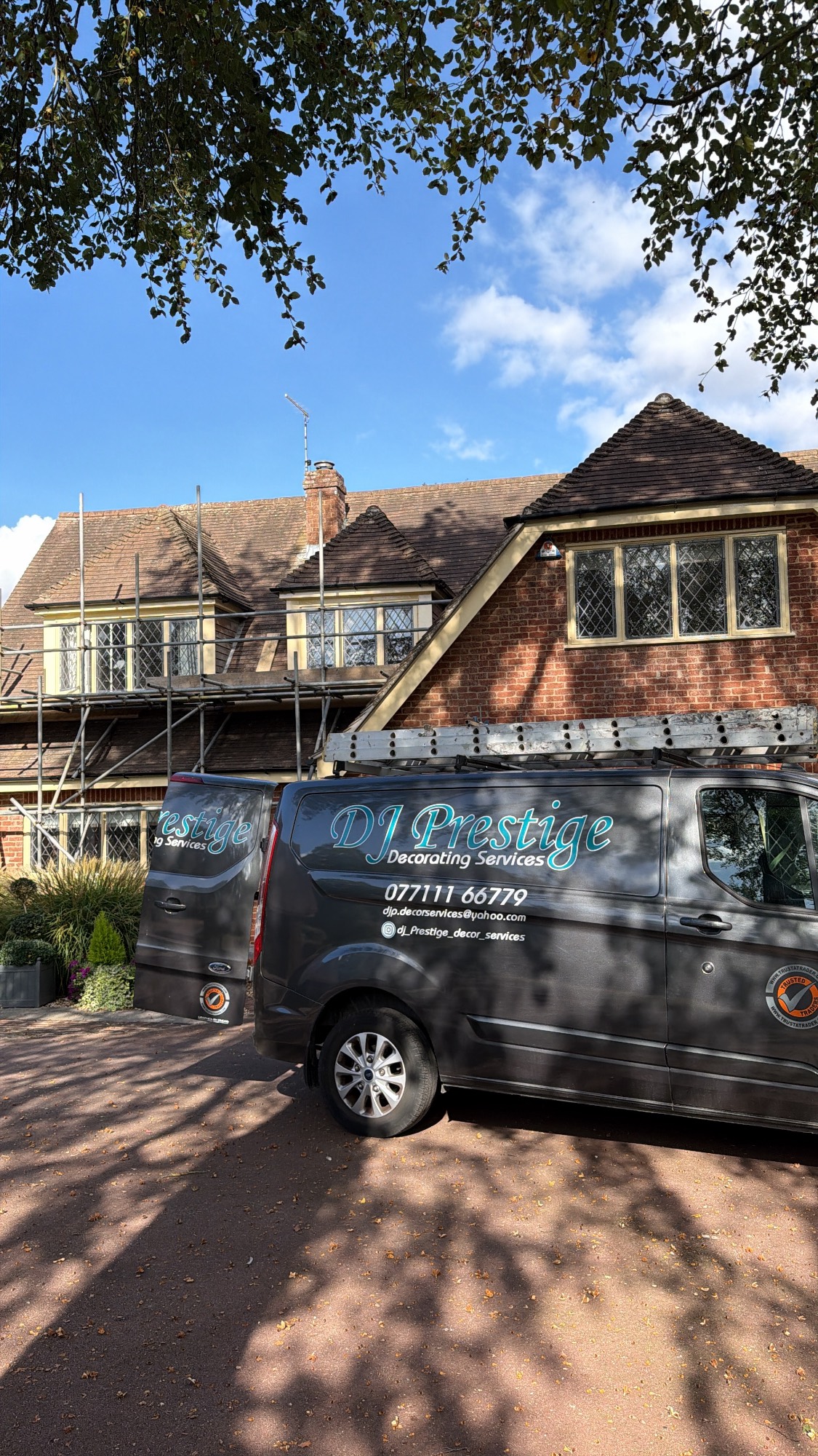 External in the village of Ugly · Exterior decorating in Ugly