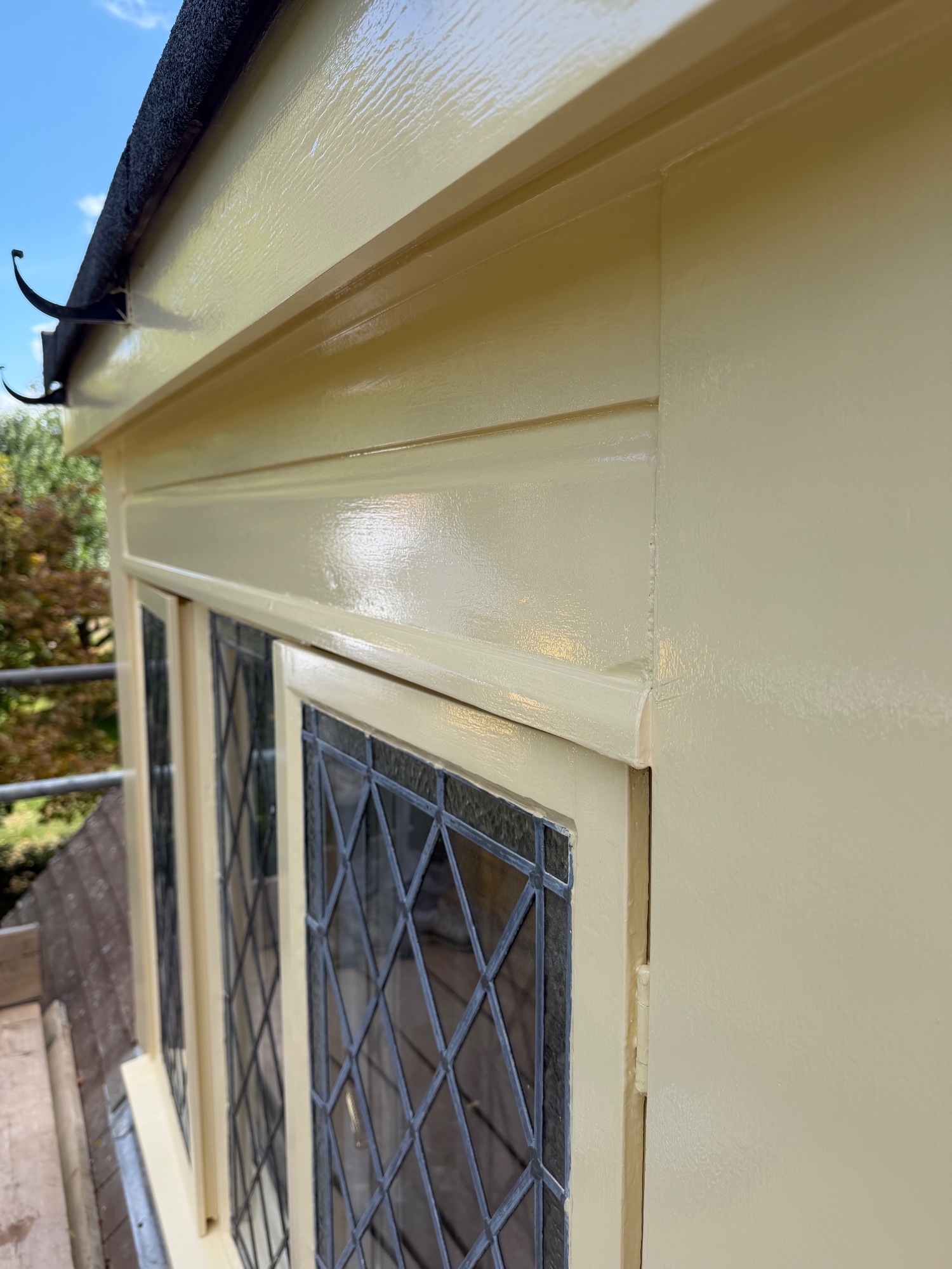 External in the village of Ugly · Exterior decorating in Ugly